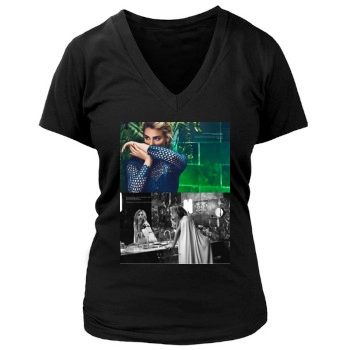 Billie Piper Women's Deep V-Neck TShirt