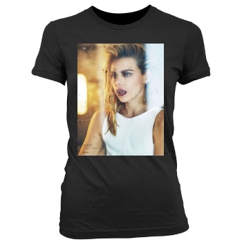 Billie Piper Women's Junior Cut Crewneck T-Shirt