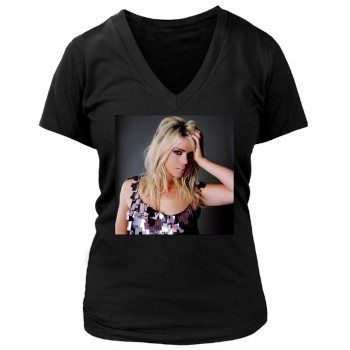 Billie Piper Women's Deep V-Neck TShirt