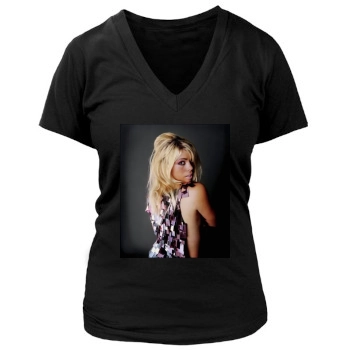 Billie Piper Women's Deep V-Neck TShirt