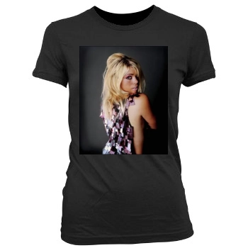 Billie Piper Women's Junior Cut Crewneck T-Shirt