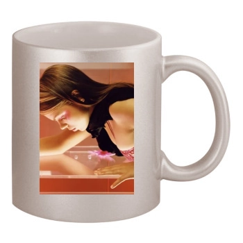 Billie Piper 11oz Metallic Silver Mug