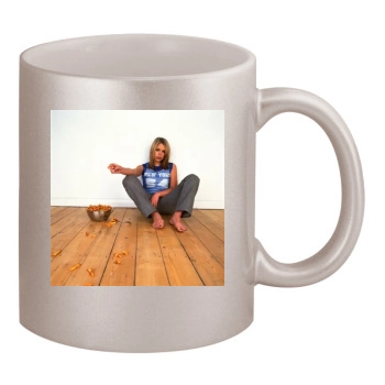 Billie Piper 11oz Metallic Silver Mug