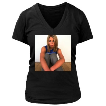 Billie Piper Women's Deep V-Neck TShirt