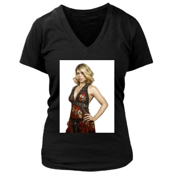 Billie Piper Women's Deep V-Neck TShirt