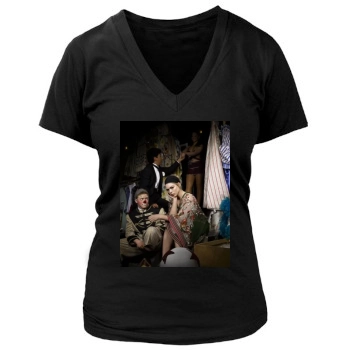 Billie Piper Women's Deep V-Neck TShirt