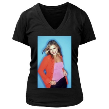 Billie Piper Women's Deep V-Neck TShirt