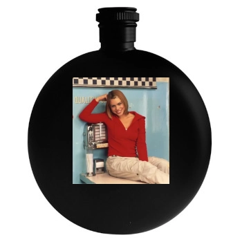 Billie Piper Round Flask