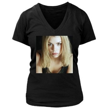 Billie Piper Women's Deep V-Neck TShirt