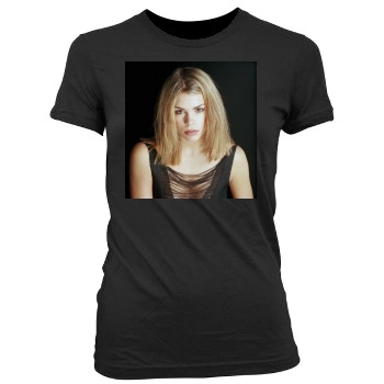 Billie Piper Women's Junior Cut Crewneck T-Shirt