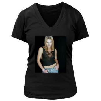 Billie Piper Women's Deep V-Neck TShirt