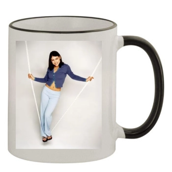 Billie Piper 11oz Colored Rim & Handle Mug