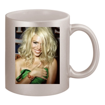 Billie Piper 11oz Metallic Silver Mug