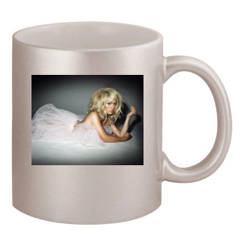 Billie Piper 11oz Metallic Silver Mug