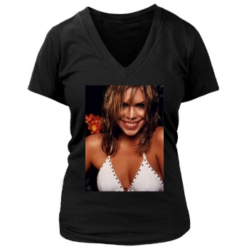 Billie Piper Women's Deep V-Neck TShirt