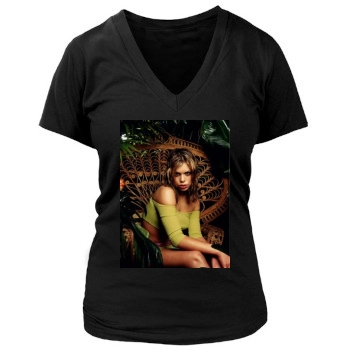 Billie Piper Women's Deep V-Neck TShirt