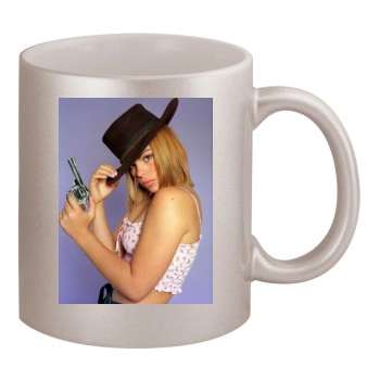 Billie Piper 11oz Metallic Silver Mug