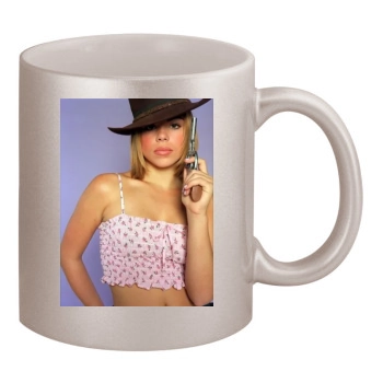 Billie Piper 11oz Metallic Silver Mug