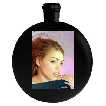 Billie Piper Round Flask