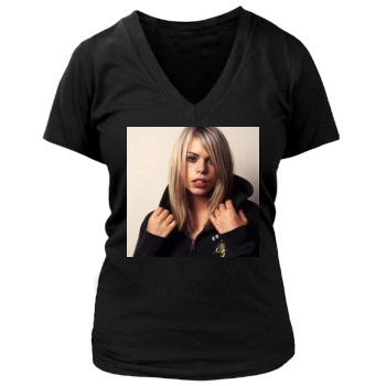 Billie Piper Women's Deep V-Neck TShirt