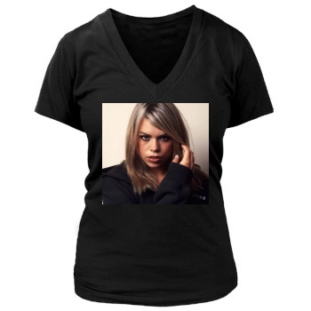 Billie Piper Women's Deep V-Neck TShirt