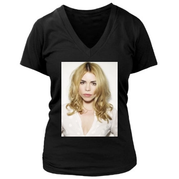 Billie Piper Women's Deep V-Neck TShirt