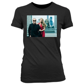 Blake Lively Women's Junior Cut Crewneck T-Shirt