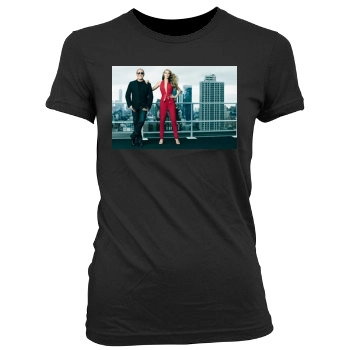 Blake Lively Women's Junior Cut Crewneck T-Shirt