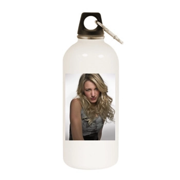 Blake Lively White Water Bottle With Carabiner