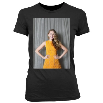 Blake Lively Women's Junior Cut Crewneck T-Shirt