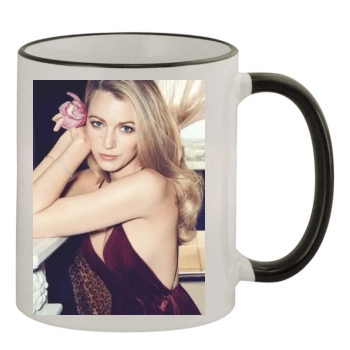 Blake Lively 11oz Colored Rim & Handle Mug