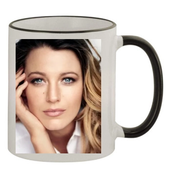 Blake Lively 11oz Colored Rim & Handle Mug