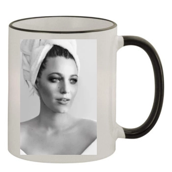 Blake Lively 11oz Colored Rim & Handle Mug