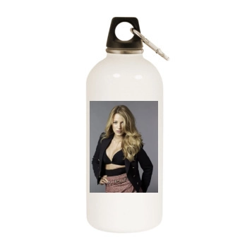 Blake Lively White Water Bottle With Carabiner