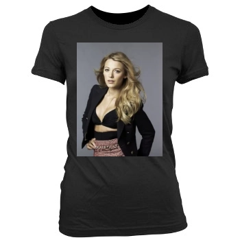 Blake Lively Women's Junior Cut Crewneck T-Shirt