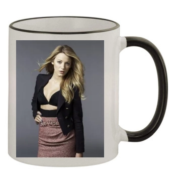 Blake Lively 11oz Colored Rim & Handle Mug