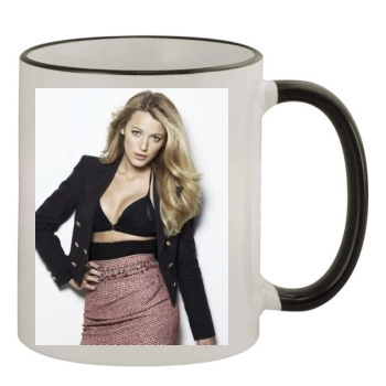 Blake Lively 11oz Colored Rim & Handle Mug