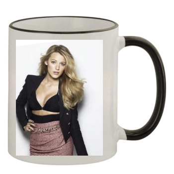 Blake Lively 11oz Colored Rim & Handle Mug