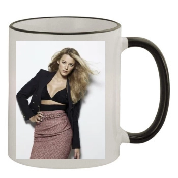 Blake Lively 11oz Colored Rim & Handle Mug