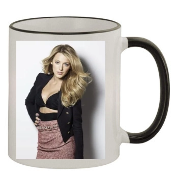 Blake Lively 11oz Colored Rim & Handle Mug