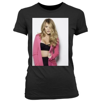 Blake Lively Women's Junior Cut Crewneck T-Shirt