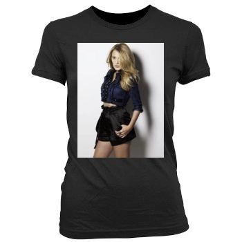 Blake Lively Women's Junior Cut Crewneck T-Shirt