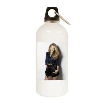 Blake Lively White Water Bottle With Carabiner