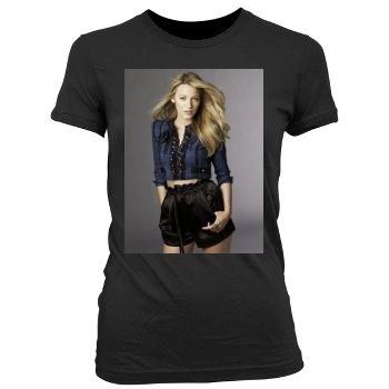 Blake Lively Women's Junior Cut Crewneck T-Shirt