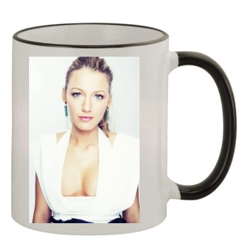 Blake Lively 11oz Colored Rim & Handle Mug