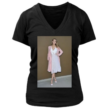 Blake Lively Women's Deep V-Neck TShirt