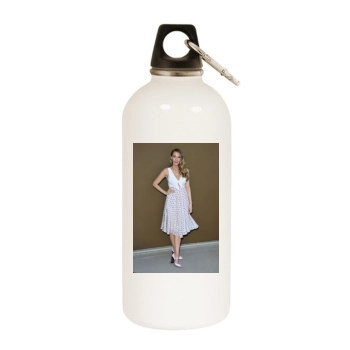 Blake Lively White Water Bottle With Carabiner