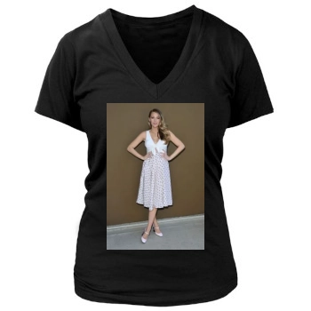 Blake Lively Women's Deep V-Neck TShirt