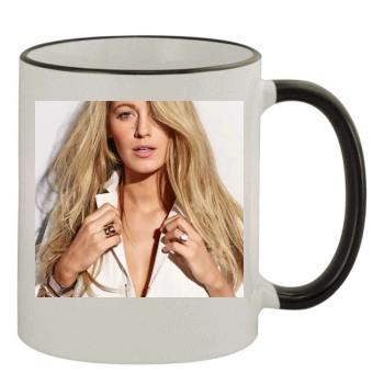 Blake Lively 11oz Colored Rim & Handle Mug