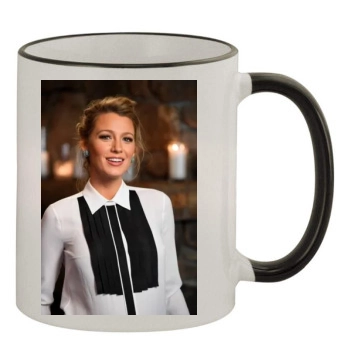 Blake Lively 11oz Colored Rim & Handle Mug